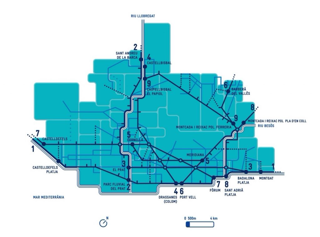 network of cycle routes